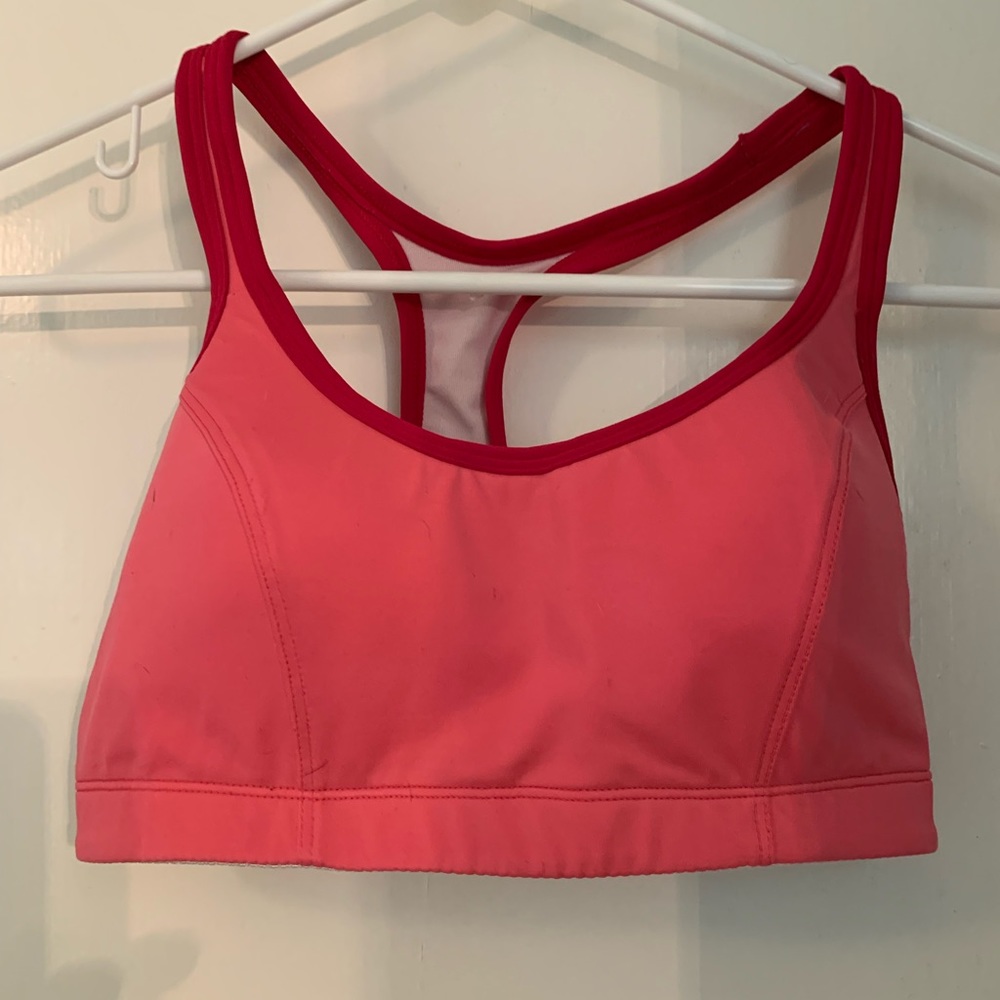 Pink champion sports bra